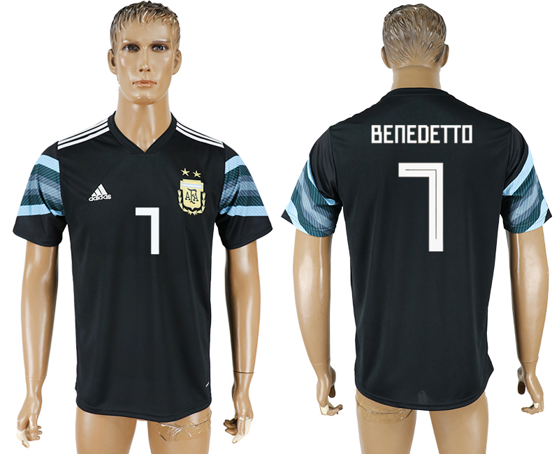 2018 FIFA WORLD CUP ARGENTINA #7 BENEDETTO maillot de foot